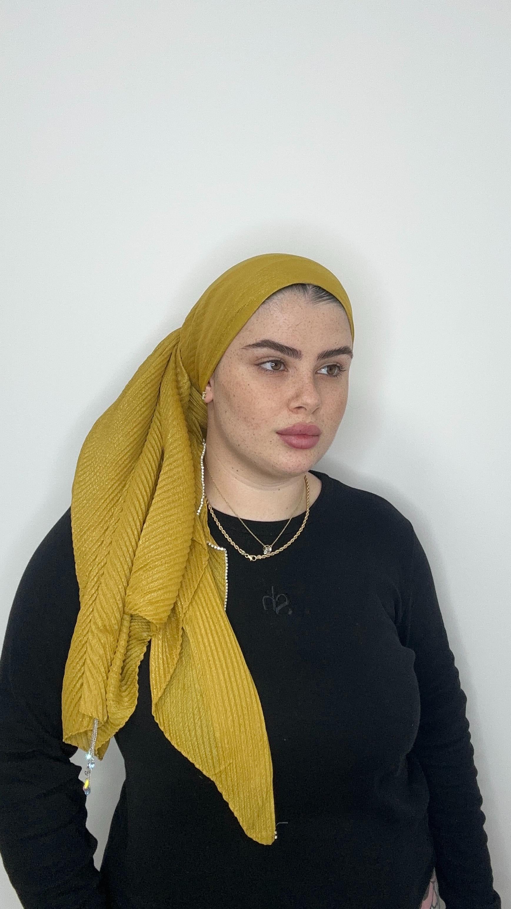 לונג שרשרת יהלום | צהוב
