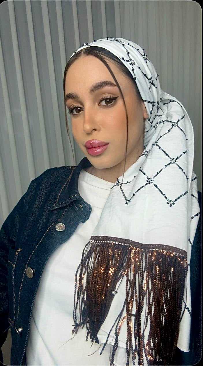 מטפחת רויאל | לבן
