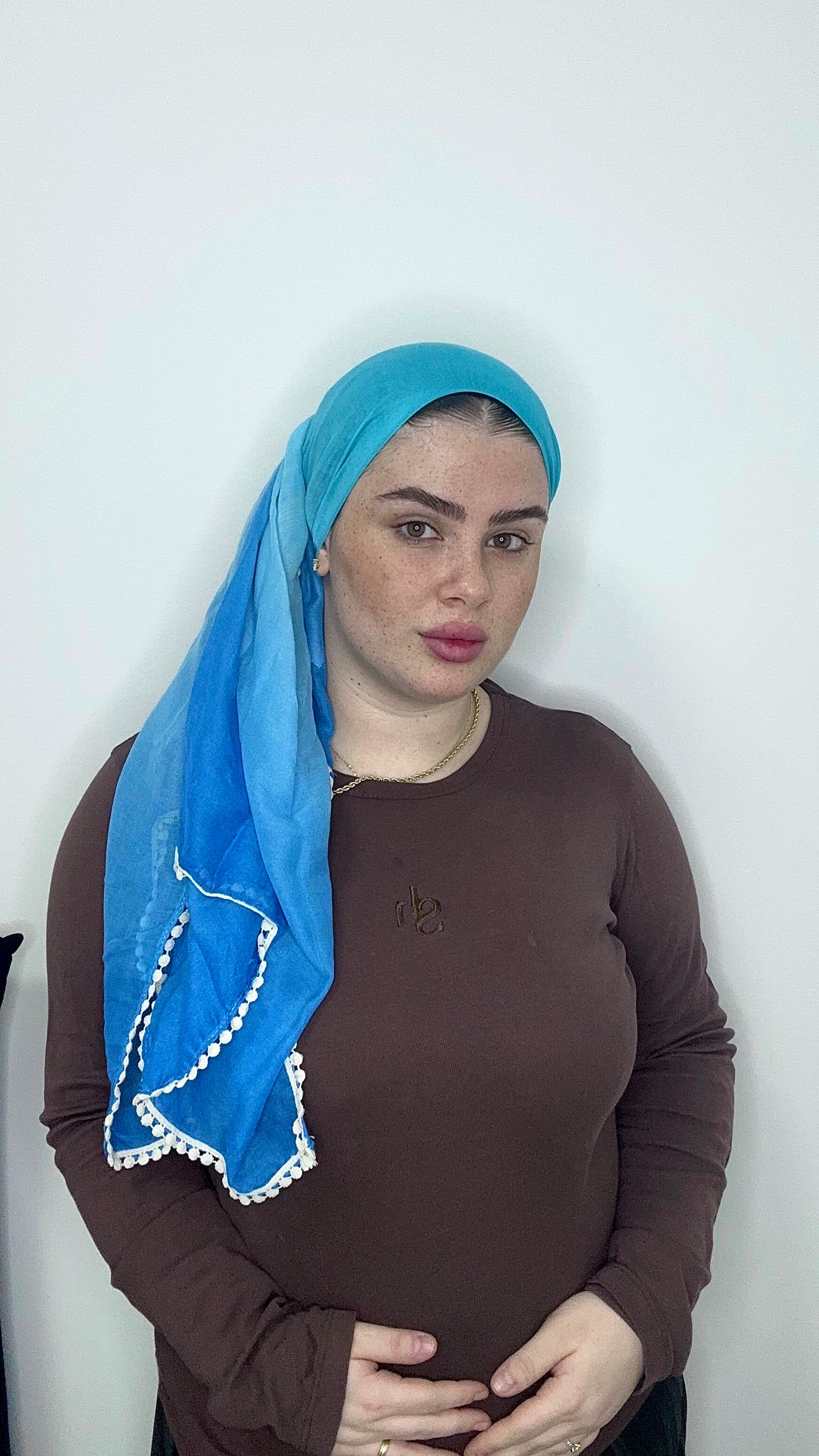 מטפחת ליבי|כחול