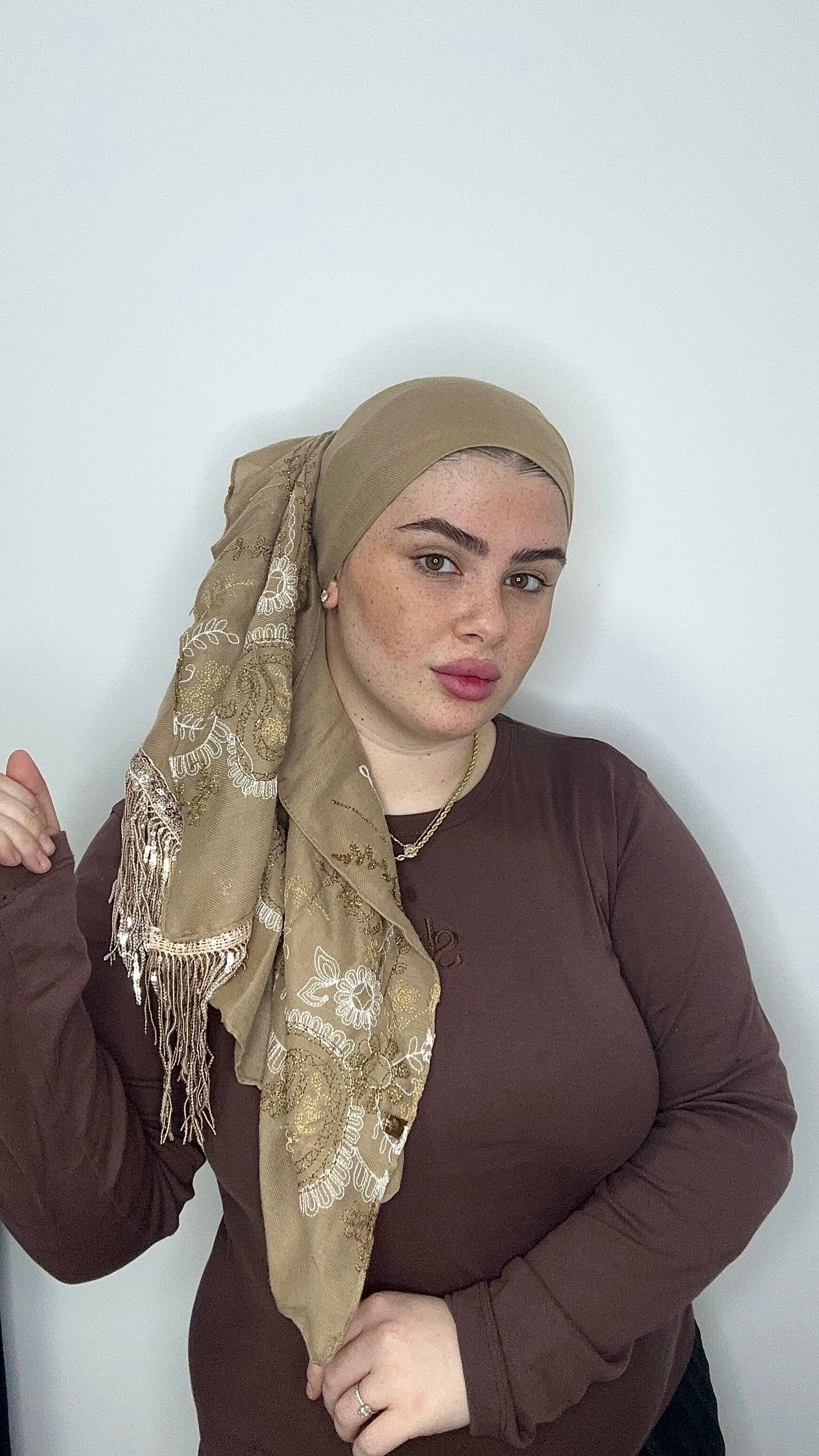 מטפחת סילבר | חום