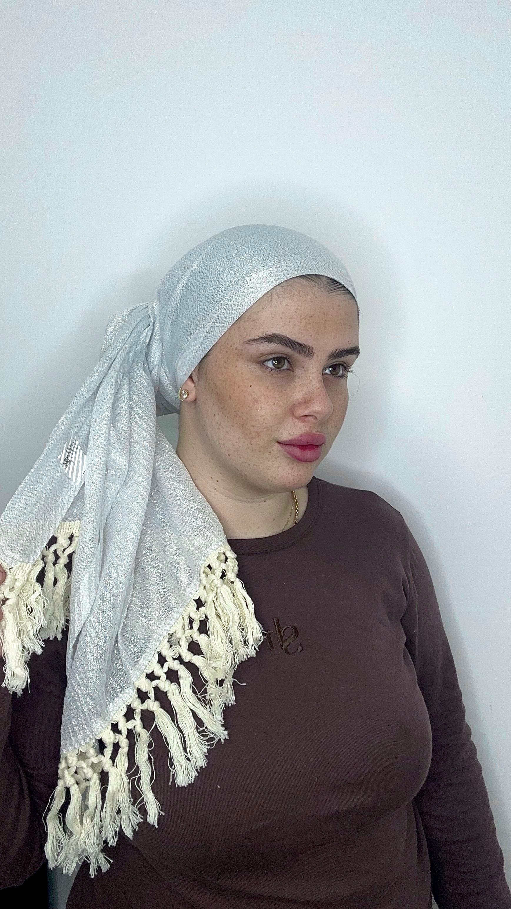 מטפחת שמפניה כסף