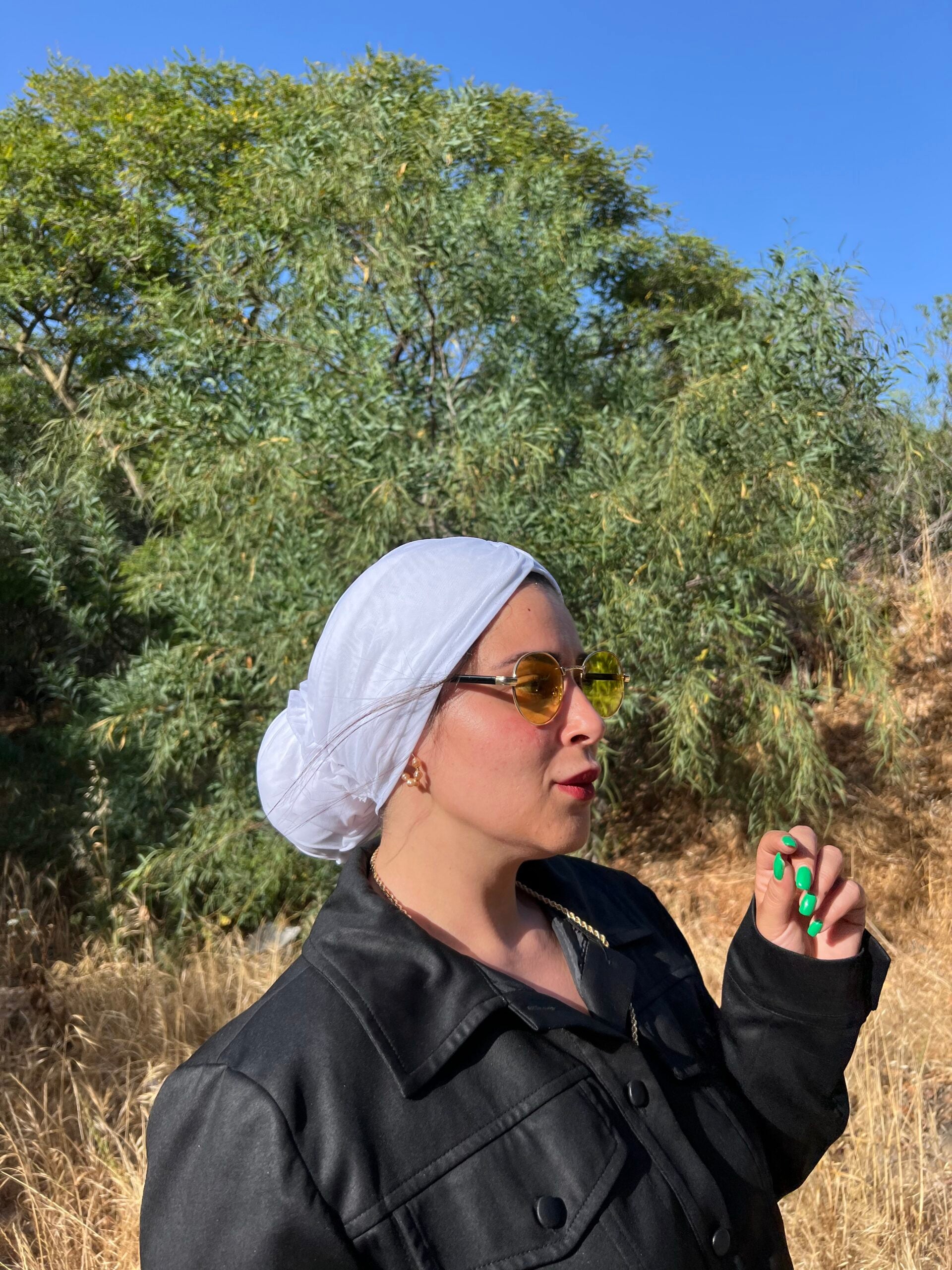 טורבן רשת | לבן