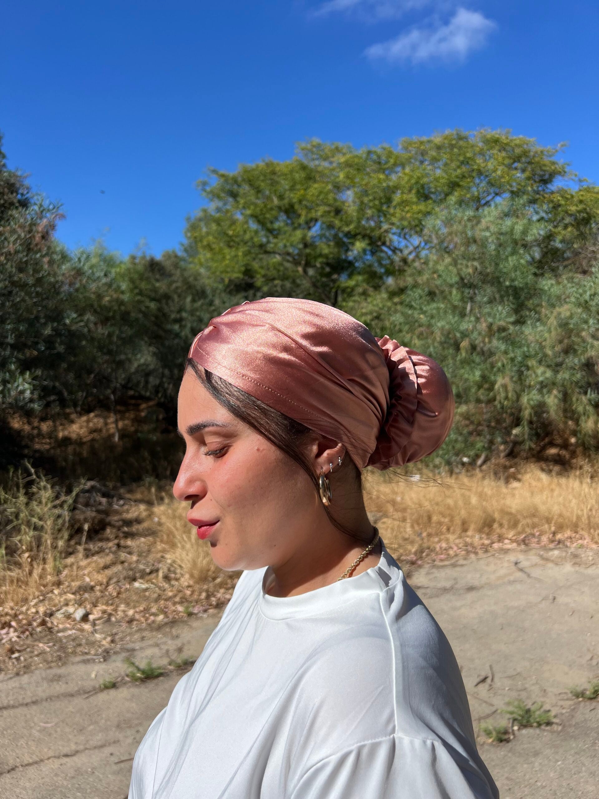 טורבן ארמני | רוז גולד רך