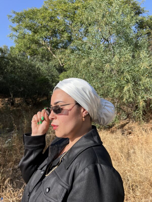 טורבן ארמני | לבן פנינה