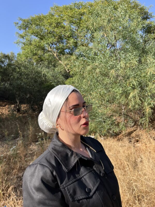 ⁦טורבן ארמני | לבן פנינה⁩ – תמונה ⁦3⁩