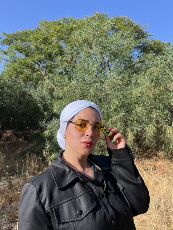 ⁦טורבן רשת | לבן⁩ – תמונה ⁦2⁩