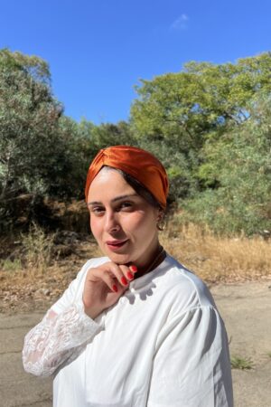 טורבן ארמני | כתום בוהק