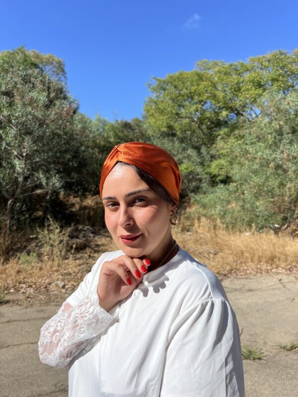 טורבן ארמני | כתום בוהק