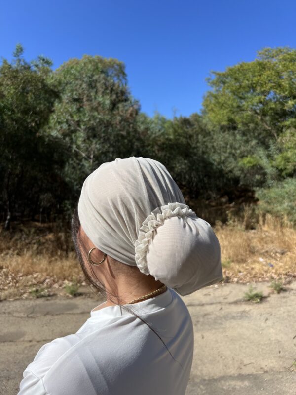 ⁦טורבן רשת | אופ-וייט⁩ – תמונה ⁦3⁩