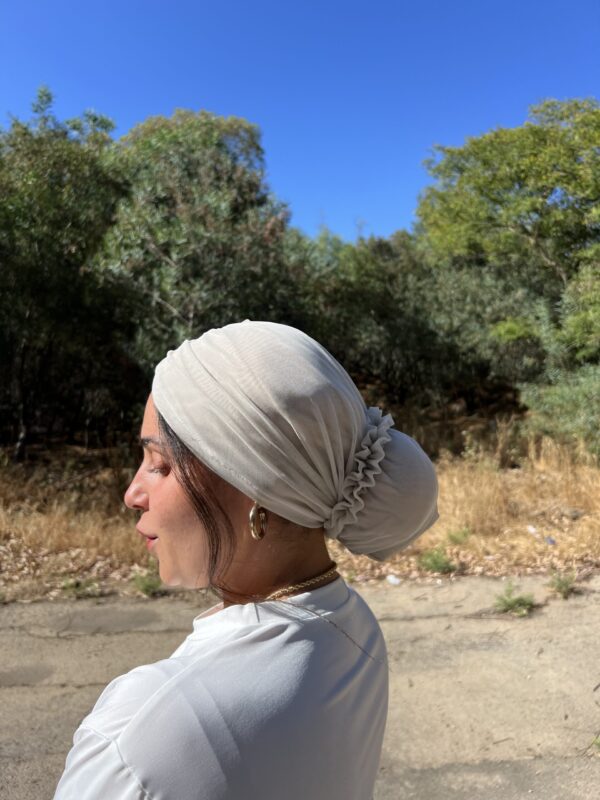 ⁦טורבן רשת | אופ-וייט⁩ – תמונה ⁦5⁩