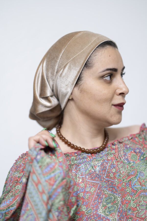⁦כובע בסיס קטיפה⁩ – תמונה ⁦4⁩